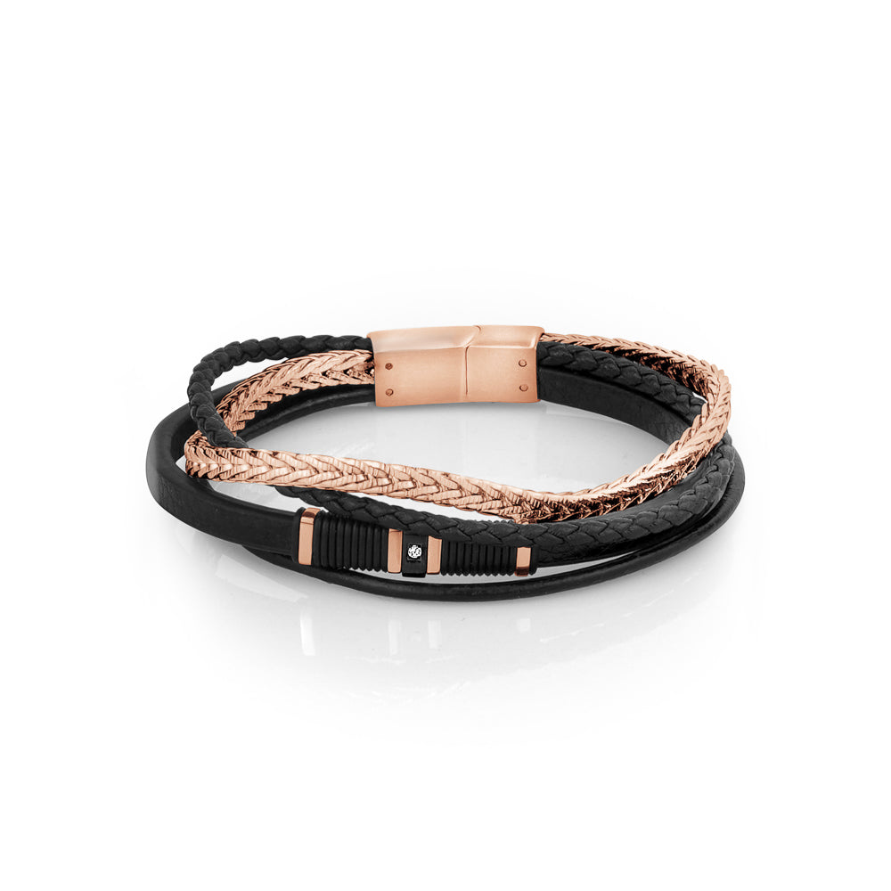 Steel & Leather Bracelets